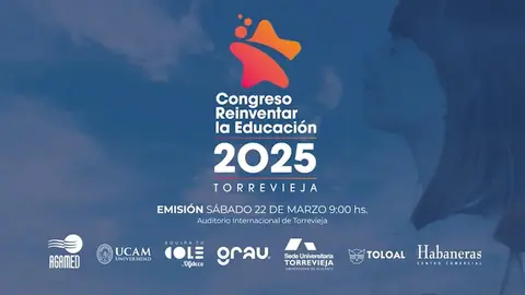 Más de 1.200 docentes y profesionales seguirán el 4º Congreso 'Reinventar la Educación' que se celebra este sábado en Torrevieja Más de 1.200 docentes y profesionales seguirán el 4º Congreso 'Reinventar la Educación' que se celebra este sábado en Torrevieja