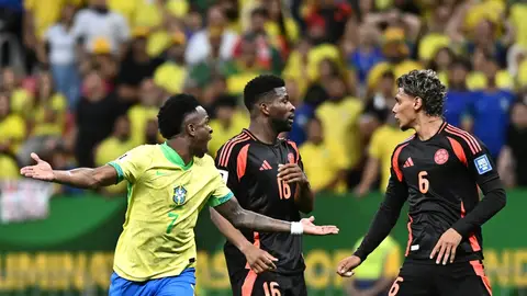 Un gol de Vinícius tumba a Colombia en el último suspiro Un gol de Vinícius tumba a Colombia en el último suspiro