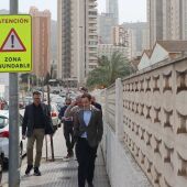 Benidorm señaliza los 21 puntos críticos identificados en el Plan de Actuación Municipal ante el Riesgo de Inundaciones 
