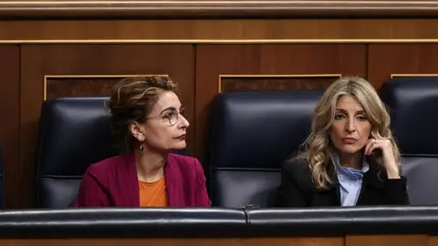 María Jesús Montero y Yolanda Díaz en el Congreso de los Diputados María Jesús Montero y Yolanda Díaz en el Congreso de los Diputados