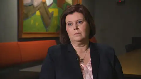 Asthildur Loa Thorsdottir, la exministra de Educación de Islandia Asthildur Loa Thorsdottir, la exministra de Educación de Islandia