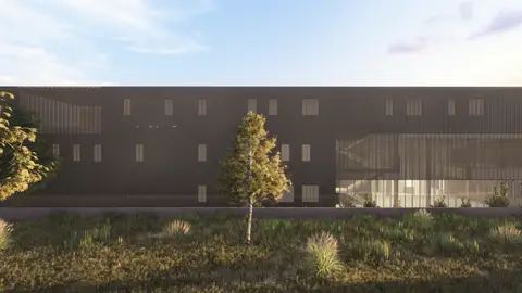 Recreación del futuro centro de salud de La Condomina Recreación del futuro centro de salud de La Condomina