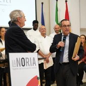 El delegado de Educación, Miguel Briones, preside la entrega de diplomas del curso de cocina Cantera de Fundación El Pimpi El delegado de Educación, Miguel Briones, preside la entrega de diplomas del curso de cocina Cantera de Fundación El Pimpi
