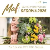 El certamen "Mejor artesano florista" se va a celebrar en Segovia del 2 al 5 de abril