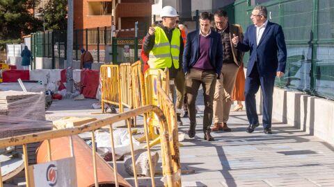 Visita obras avenida Montecarlo Benidorm