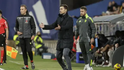 Gabi lograba un empate en su primer partido en La Romareda Gabi lograba un empate en su primer partido en La Romareda