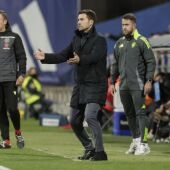 Gabi lograba un empate en su primer partido en La Romareda 