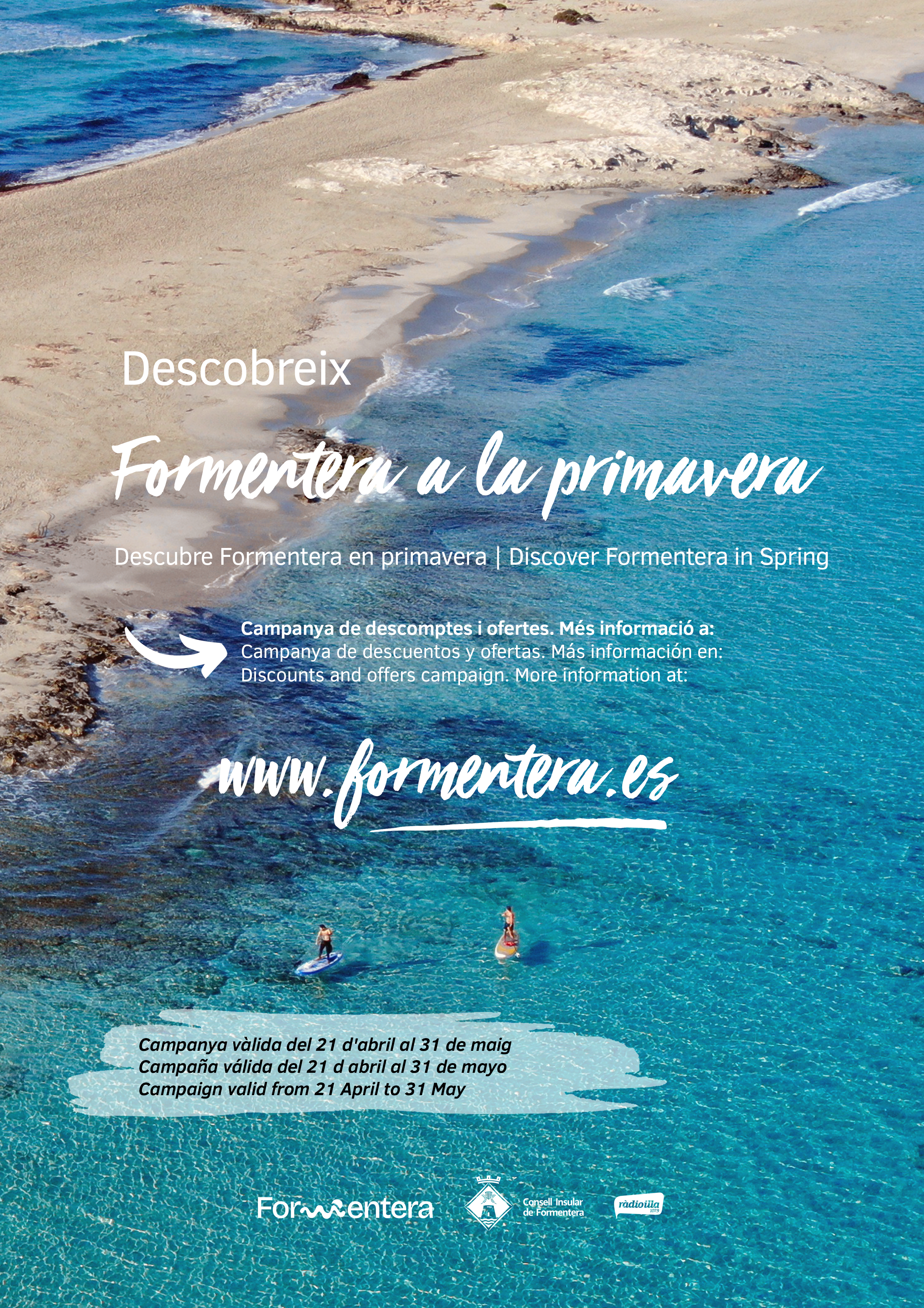 Formentera se vuelca para que los turistas descubran las bondades de la isla en primavera Formentera se vuelca para que los turistas descubran las bondades de la isla en primavera