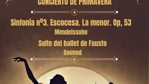 La Orquesta Ciudad de Alcalá ofrece este sábado su tradicional Concierto de Primavera Cartel del Concierto de Primavera de la Orquesta Ciudad de Alcalá