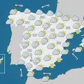 Mapa meteorológico de España. Mapa meteorológico de España.