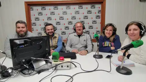 Ángel Luis Merino, Ismael Rodríguez, José Manuel Rodríguez, Gema Fernández y Maite Guerrero Ángel Luis Merino, Ismael Rodríguez, José Manuel Rodríguez, Gema Fernández y Maite Guerrero