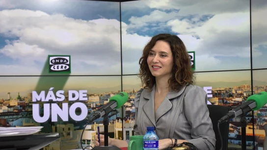 Ayuso, durante su entrevista en Más de uno Ayuso, durante su entrevista en Más de uno/ Rocío Marqués