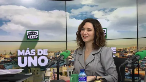 Ayuso, durante su entrevista en Más de uno Ayuso, durante su entrevista en Más de uno/ Rocío Marqués