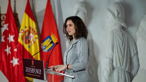 Isabel Díaz Ayuso inaugura la exposición '¡Hispano! Gladiadores en el Imperio Romano' en el Museo Arqueológico. Isabel Díaz Ayuso inaugura la exposición '¡Hispano! Gladiadores en el Imperio Romano' en el Museo Arqueológico.