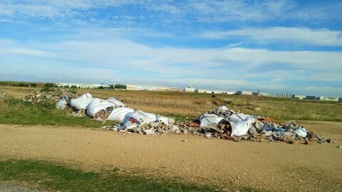Vertidos ilegales en Campo Real