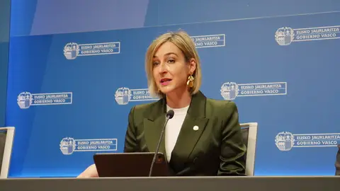 María Ubarretxena, portavoz del Gobierno vasco María Ubarretxena, portavoz del Gobierno vasco