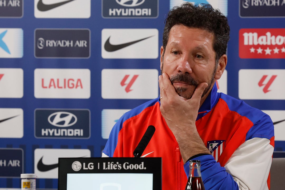 Simeone: "Estoy jodido pero estamos de vuelta" Simeone: "Estoy jodido pero estamos de vuelta"