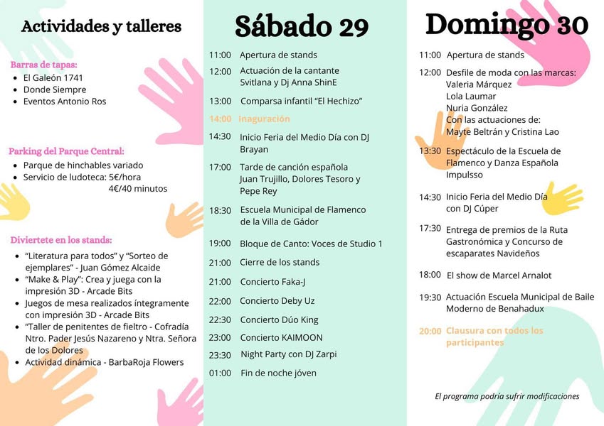 II Expo Bajo Andarax en Benahadux los días 29 y 30 de marzo II Expo Bajo Andarax en Benahadux los días 29 y 30 de marzo