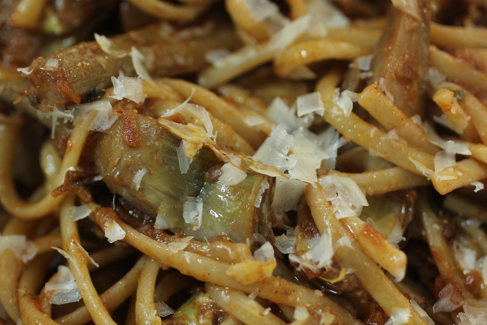 La receta de Robin Food para preparar "Pasta con alcachofas, salchichas y vino" La receta de Robin Food para preparar "Pasta con alcachofas, salchichas y vino"