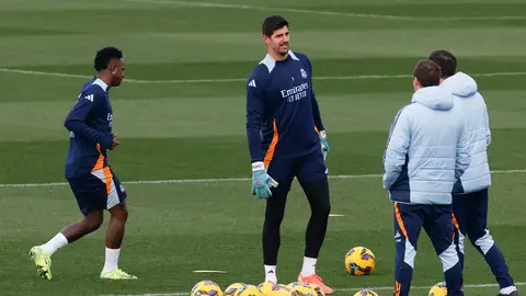 Confirmada la baja de Courtois para el partido ante el Leganés Confirmada la baja de Courtois para el partido ante el Leganés