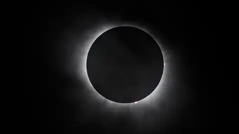 Foto de archivo. Eclipse total en el condado de Burnet (Texas) Foto de archivo. Eclipse total en el condado de Burnet (Texas)