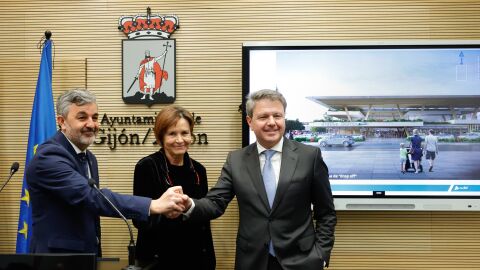 Los gobiernos de Asturias, Gij&oacute;n y Espa&ntilde;a acuerdan avances en el plan de v&iacute;as de Gij&oacute;n