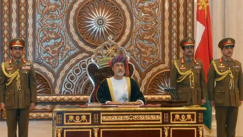 Haitham bin Tariq al-Busaíd, sultán de Omán Haitham bin Tariq al-Busaíd, sultán de Omán