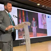 David Broceño durante un acto celebrado en Ciudad Real David Broceño durante un acto celebrado en Ciudad Real