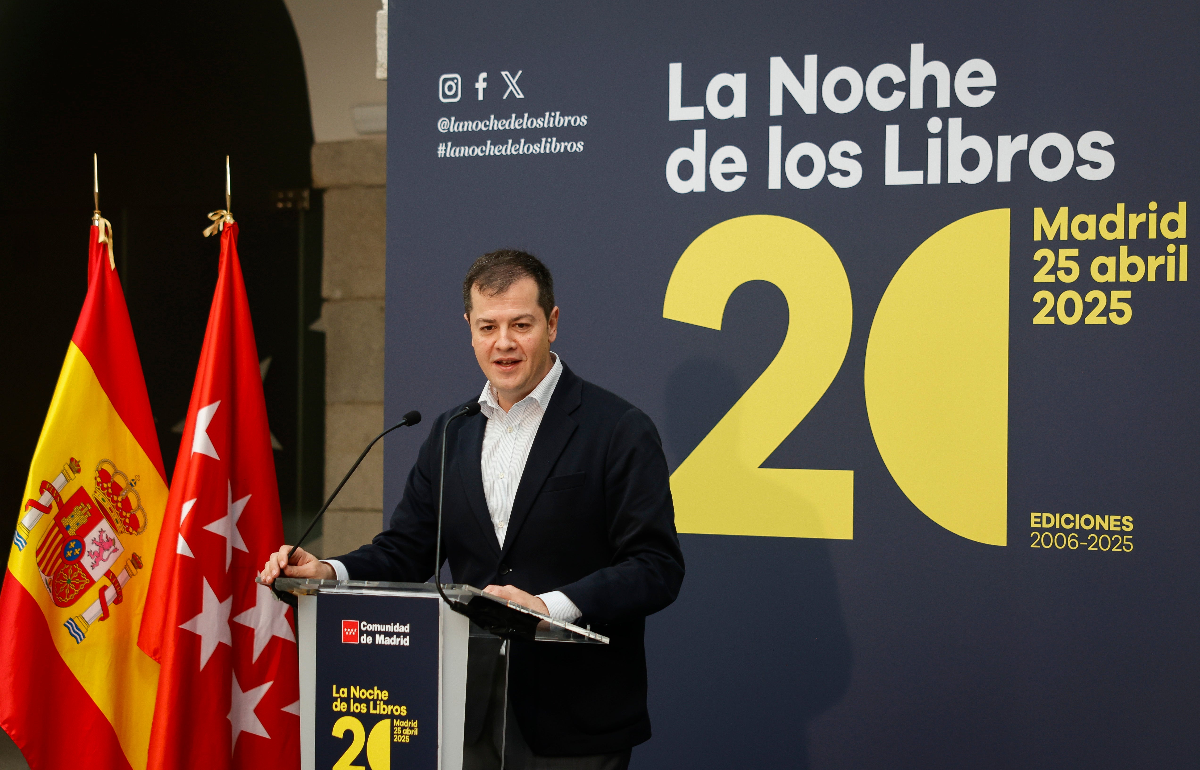 La Comunidad de Madrid celebra la 20ª edición de La Noche de los Libros La Comunidad de Madrid celebra la 20ª edición de La Noche de los Libros