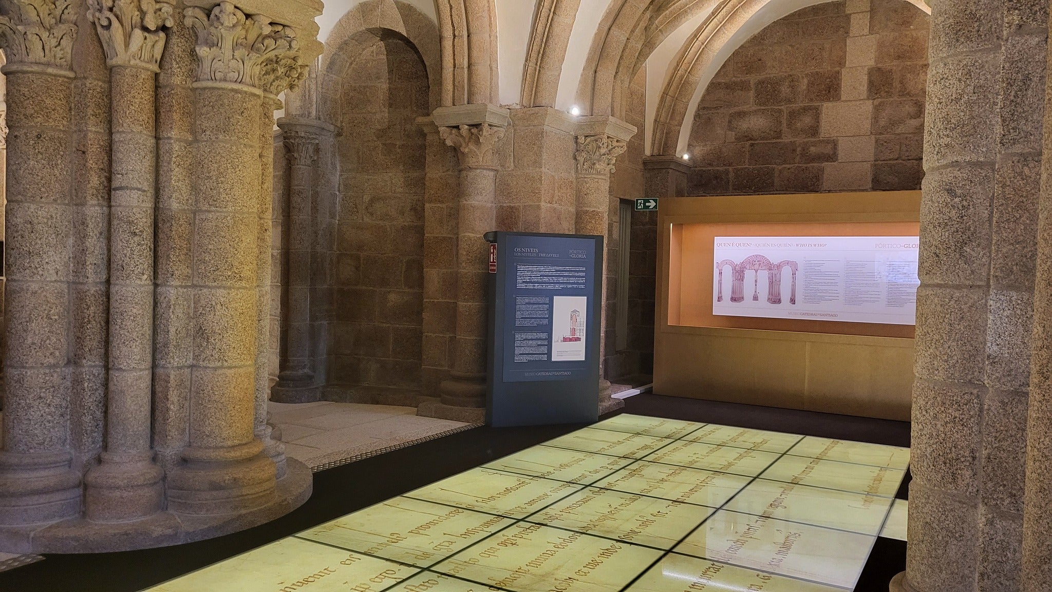 La cripta del Pórtico de la Gloria ya se puede visitar desde este martes 1 de abril La cripta del Pórtico de la Gloria ya se puede visitar desde este martes 1 de abril