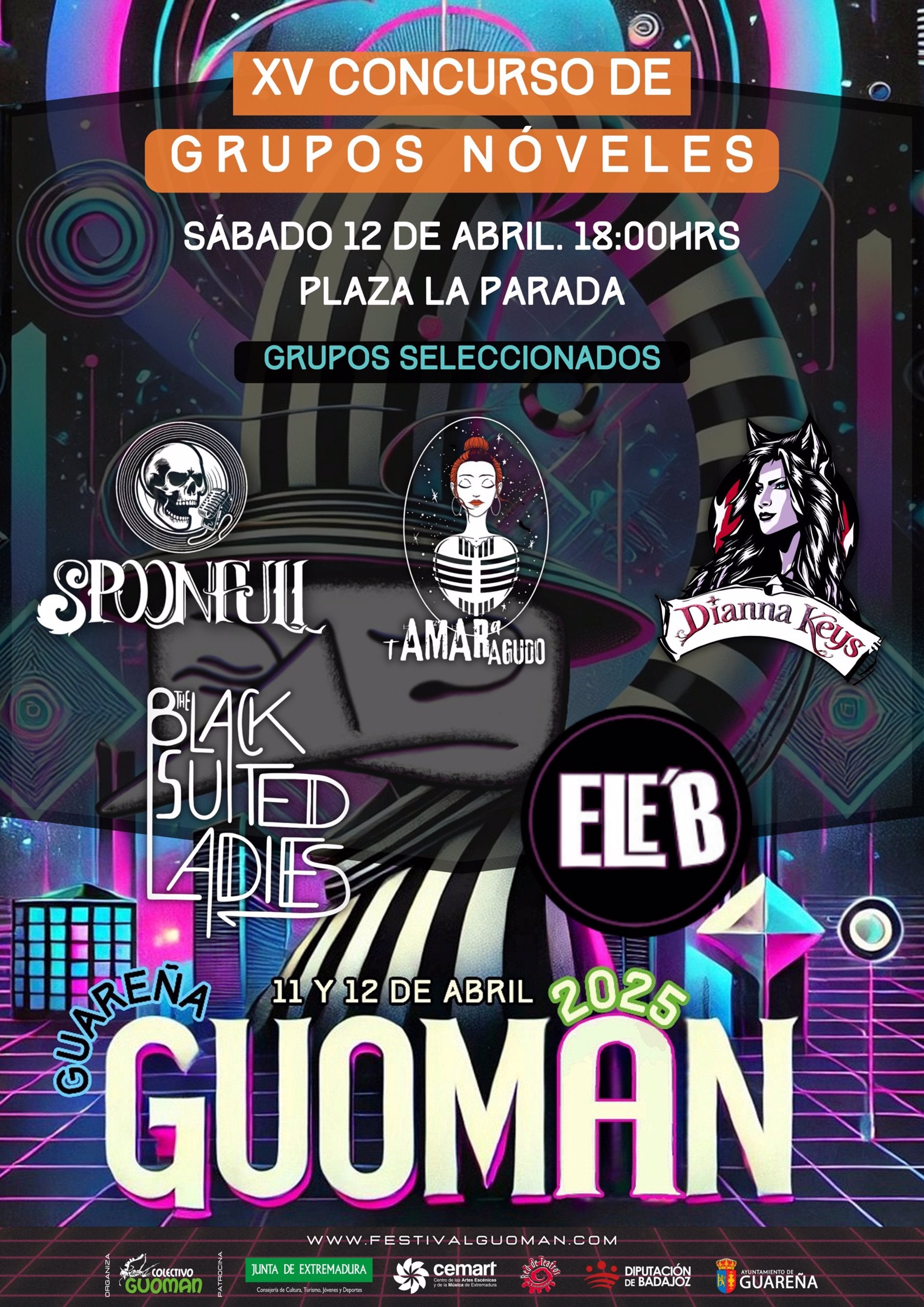 El concurso de grupos noveles del Festival Guoman reúne a cuatro artistas y grupos de Extremadura y uno de Madrid El concurso de grupos noveles del Festival Guoman reúne a cuatro artistas y grupos de Extremadura y uno de Madrid