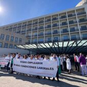 Concetración de protesta Hospital de la Ribera
