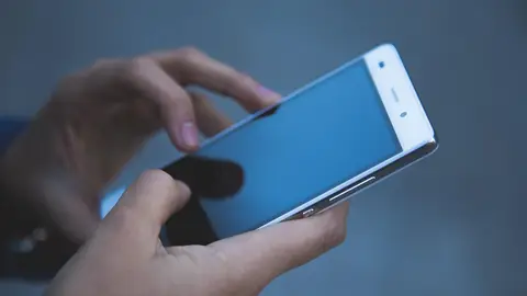 Imagen de archivo de un teléfono móvil. Imagen de archivo de un teléfono móvil.