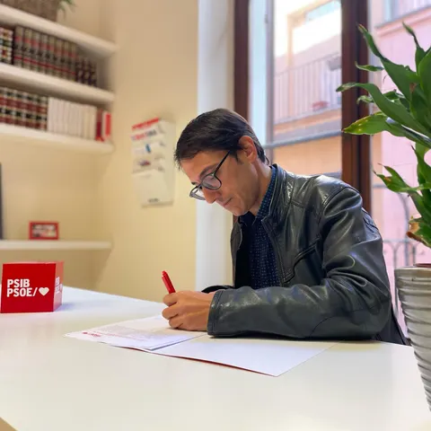 El secretario general de la Agrupación Socialista de Palma, Iago Negueruela