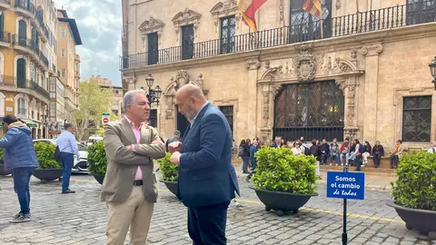 Elías Bendondo y Jaime Martínez en Palma. Elías Bendondo y Jaime Martínez en Palma.