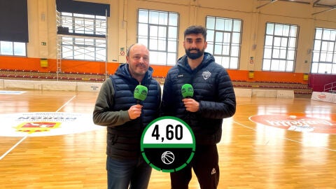 Jos&eacute; Manuel Jim&eacute;nez y Jos&eacute; Alberto Jim&eacute;nez, jugador del CB Mor&oacute;n.