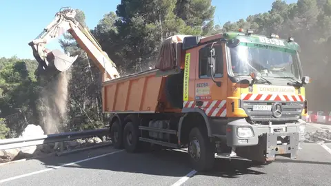 Ejecución paso de fauna en el km 418,600 de la N-322 Ejecución paso de fauna en el km 418,600 de la N-322