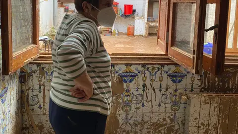 Vista del estado de la casa de Teresa, una vecina de Paiporta. Vista del estado de la casa de Teresa, una vecina de Paiporta.