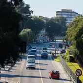 Avenida de Pery Junquera, en una foto de archivo Avenida de Pery Junquera, en una foto de archivo