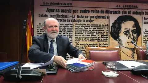 El presidente del Tragsa, Jesús Casas al inicio de la Comisión Koldo del Senado El presidente del Tragsa, Jesús Casas al inicio de la Comisión Koldo del Senado
