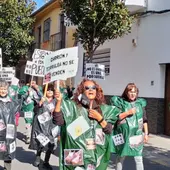 Manifestación que se celebró contra la planta de biometano en Torralba Manifestación que se celebró contra la planta de biometano en Torralba