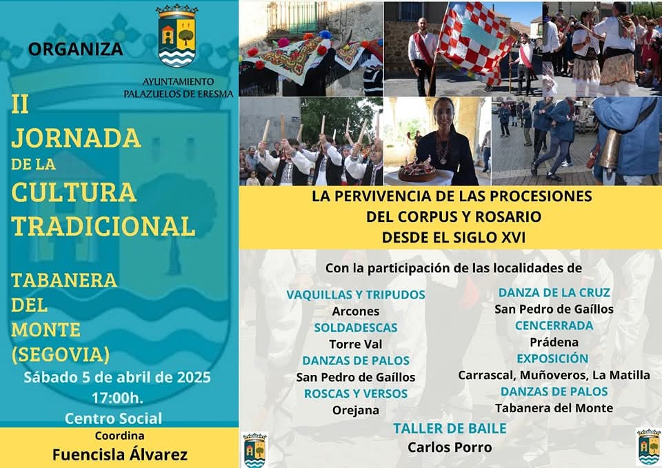 Tabanera celebra este sábado una fiesta de la cultura tradicional con varias manifestaciones de la provincia Tabanera celebra este sábado una fiesta de la cultura tradicional con varias manifestaciones de la provincia