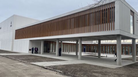 Exterior del plató virtual de A Cidade das TIC