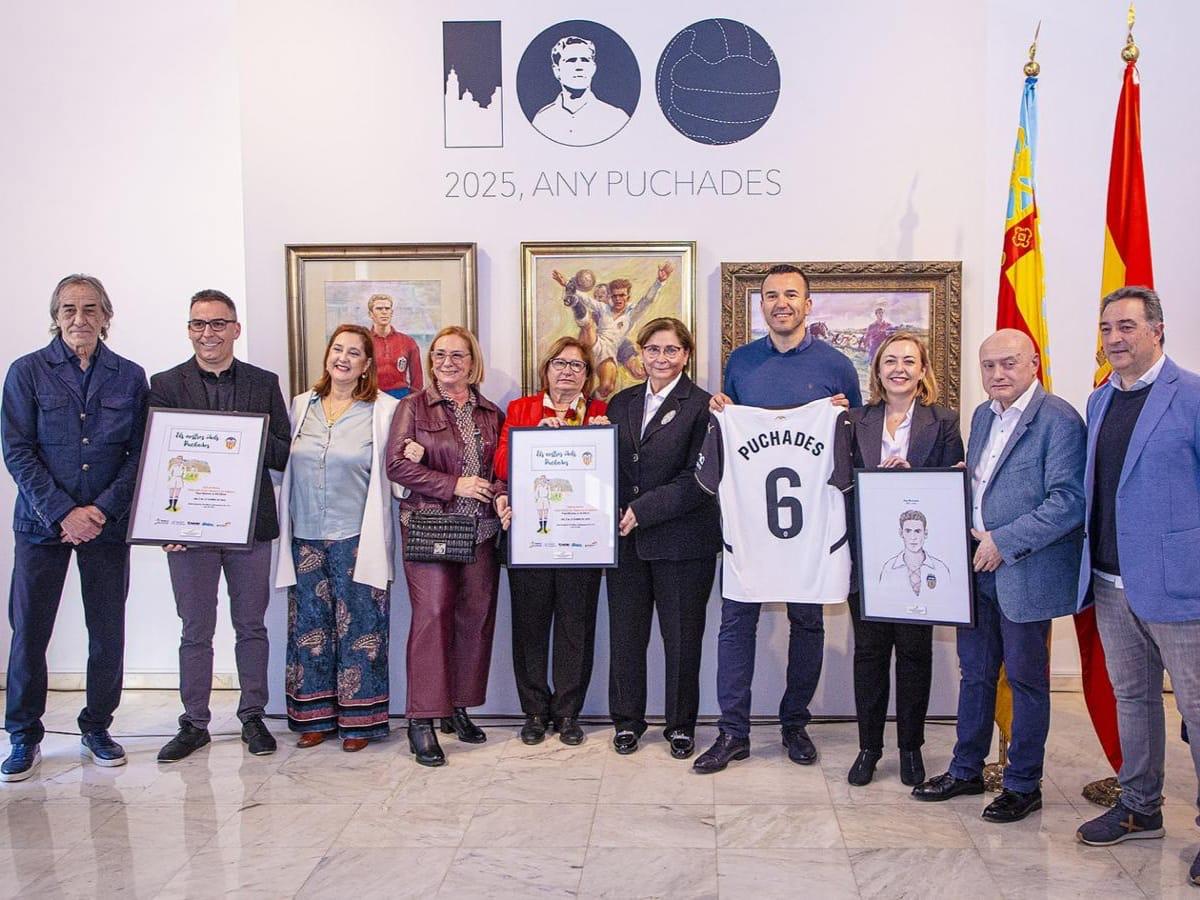 La Diputació y la Fundación Valencia CF conmemoran el Año Puchades con una muestra itinerante sobre la leyenda che La Diputació y la Fundación Valencia CF conmemoran el Año Puchades con una muestra itinerante sobre la leyenda che