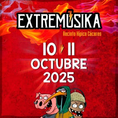 Canteca de Macao, Al Safir, Salistre y Cyril Kamer se suman al cartel del Extremúsika de Cáceres 2025 Canteca de Macao, Al Safir, Salistre y Cyril Kamer se suman al cartel del Extremúsika de Cáceres 2025