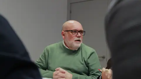 Txema Fernández, portavoz de Izquierda Unida Unidas Podemos. Txema Fernández, portavoz de Izquierda Unida Unidas Podemos.