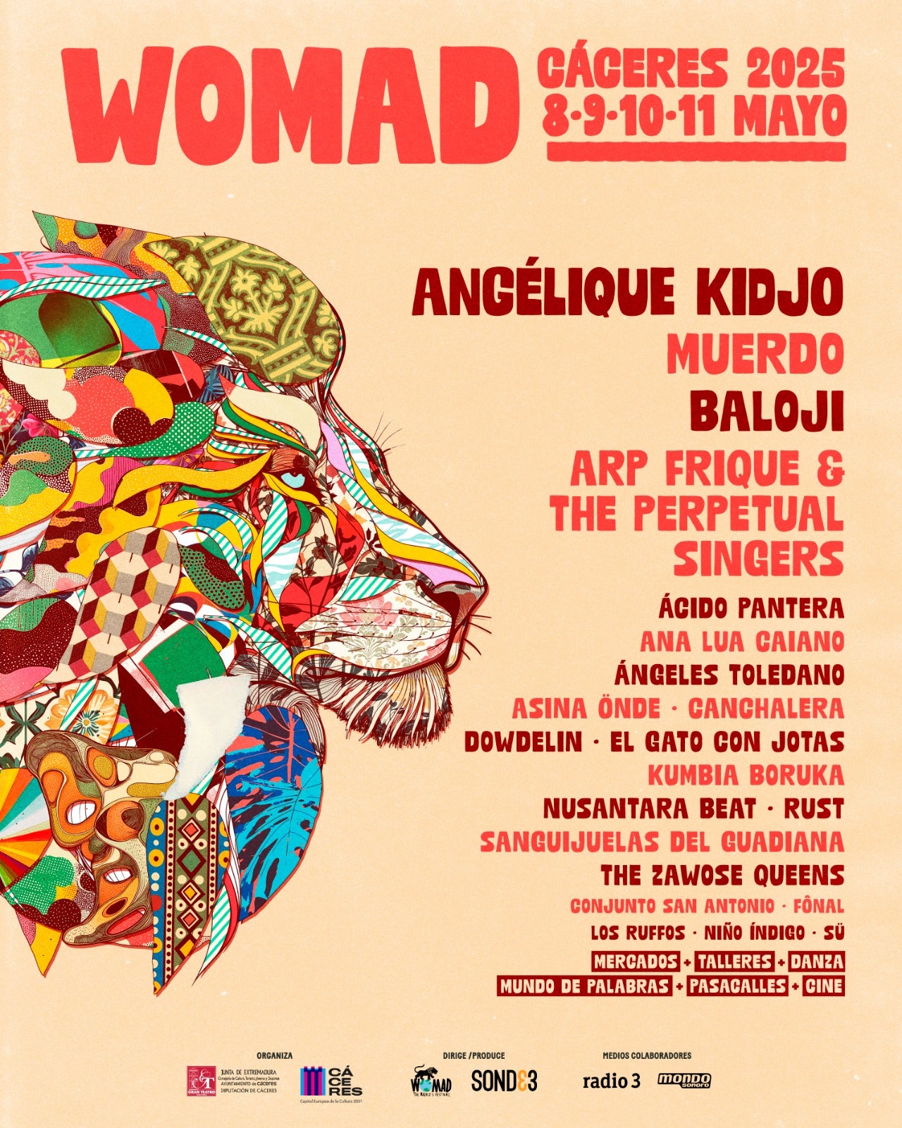 Cinco grupos extremeños actuarán en el escenario de la Plaza Santa María de Cáceres en WOMAD 2025 Cinco grupos extremeños actuarán en el escenario de la Plaza Santa María de Cáceres en WOMAD 2025