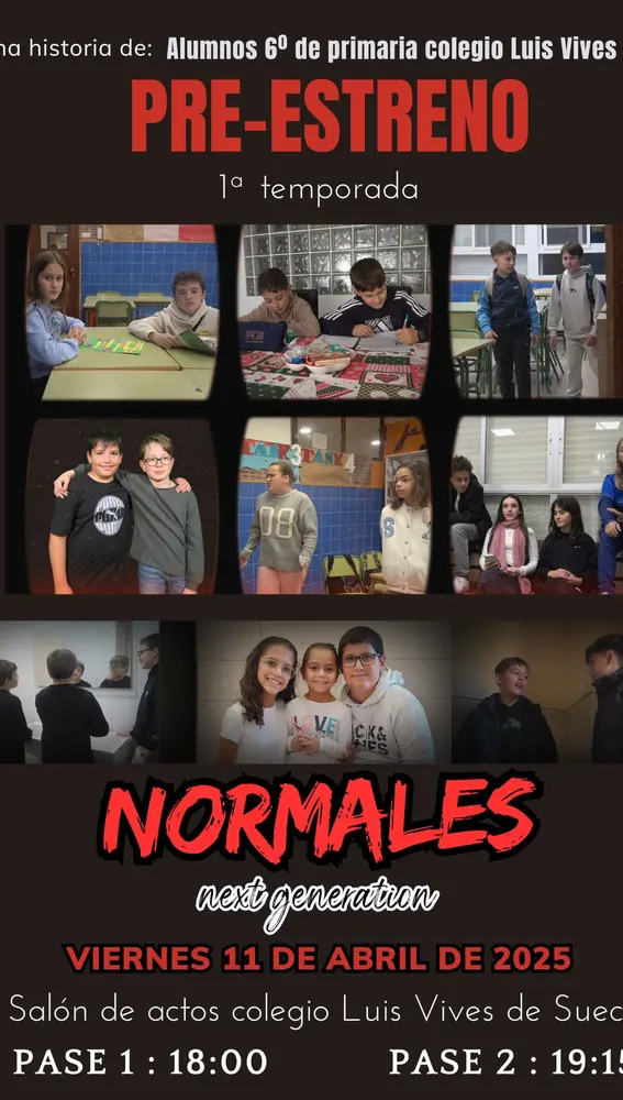 Cartel "Normales, next generation" Cartel "Normales, next generation"