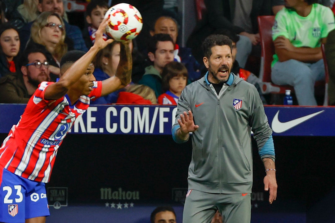 Simeone: "Hay que aceptar lo que tenemos" Simeone: "Hay que aceptar lo que tenemos"