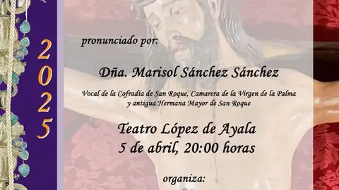 Cartel del pregón de Semana Santa Cartel del pregón de Semana Santa